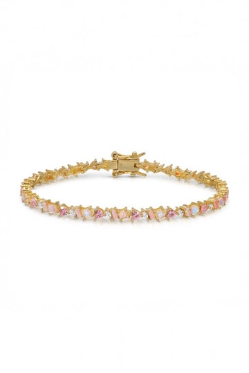 VIENNA MINI BRACELET- PINK OPAL